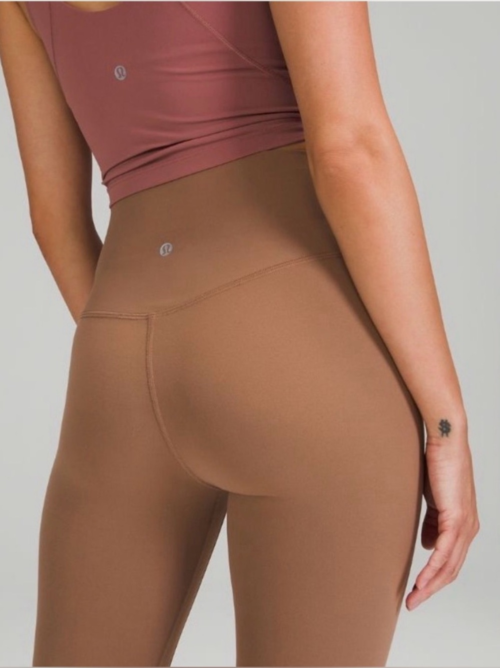 Lululemon High Rise Align Leggings 28” Cacao 2